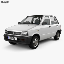 Hum3D Suzuki Maruti 800 with HQ interior 1986 