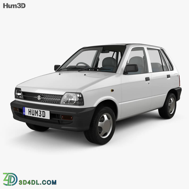 Hum3D Suzuki Maruti 800 with HQ interior 1986