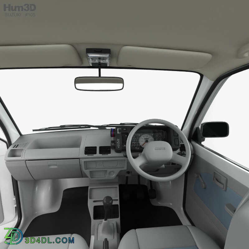 Hum3D Suzuki Maruti 800 with HQ interior 1986