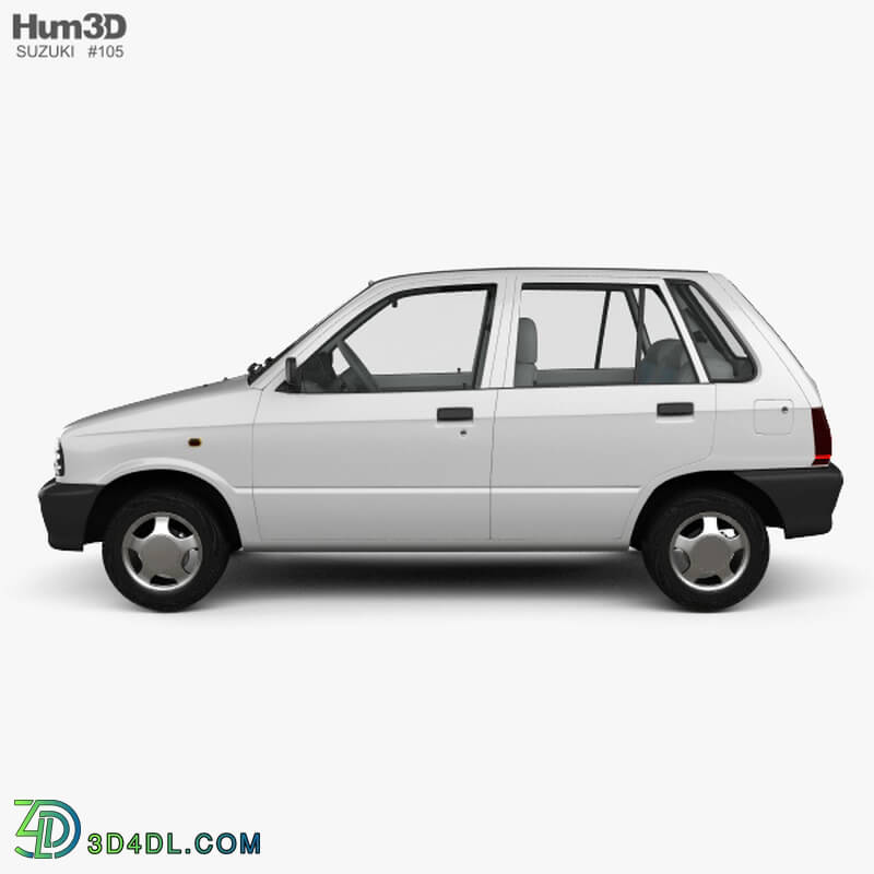 Hum3D Suzuki Maruti 800 with HQ interior 1986