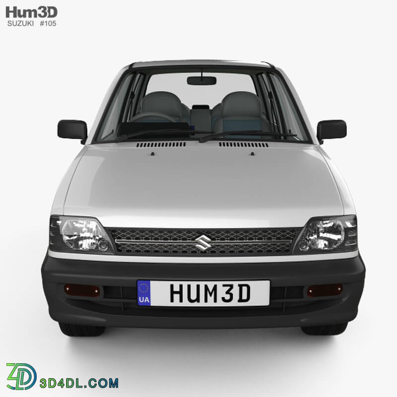 Hum3D Suzuki Maruti 800 with HQ interior 1986