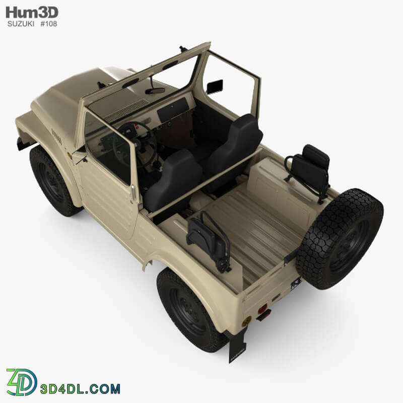 Hum3D Suzuki Jimny with HQ interior 1977