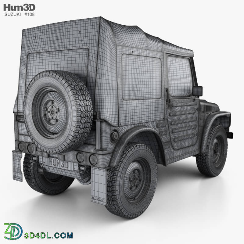 Hum3D Suzuki Jimny with HQ interior 1977