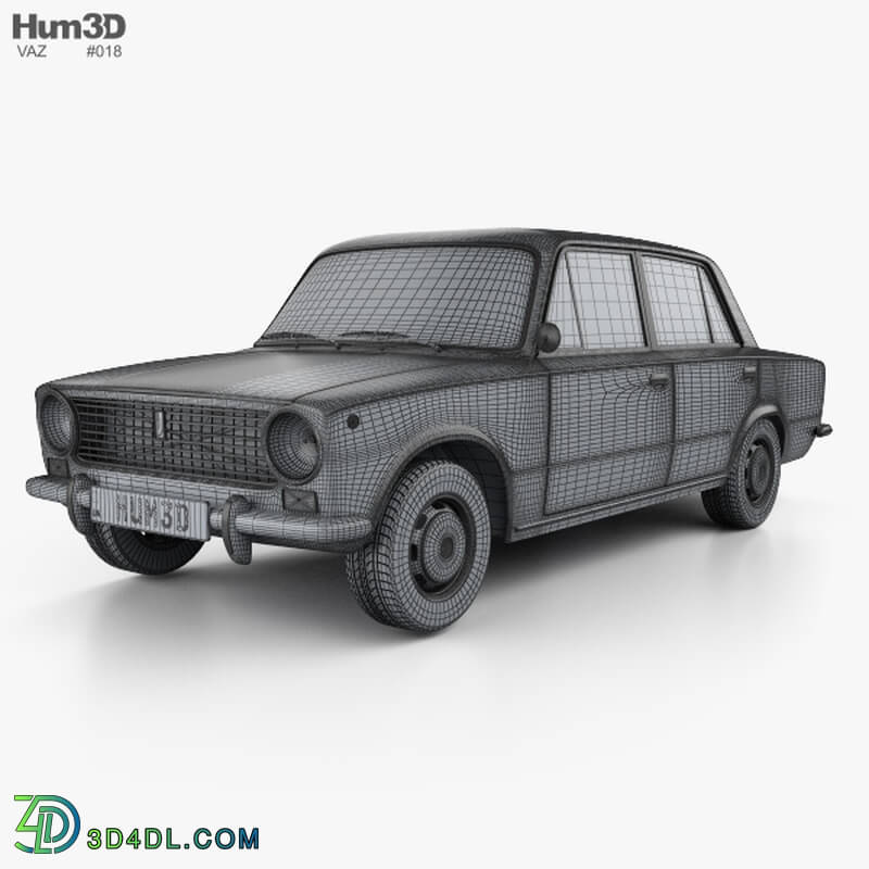 Hum3D VAZ Lada 2101 1970