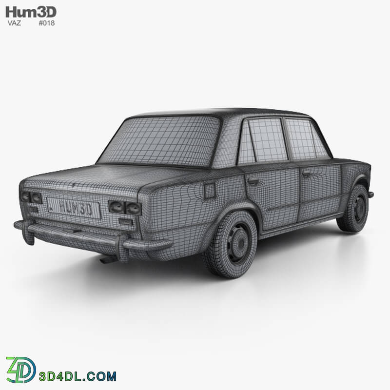 Hum3D VAZ Lada 2101 1970