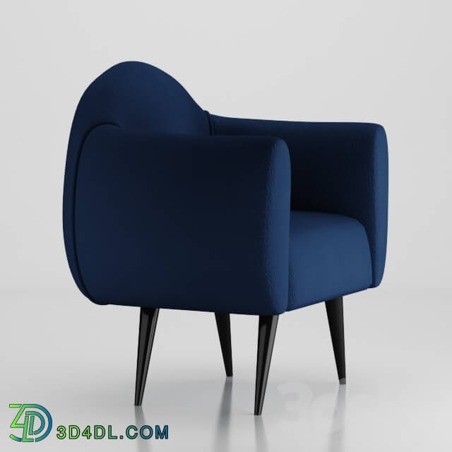 Arm chair - Velvet chair