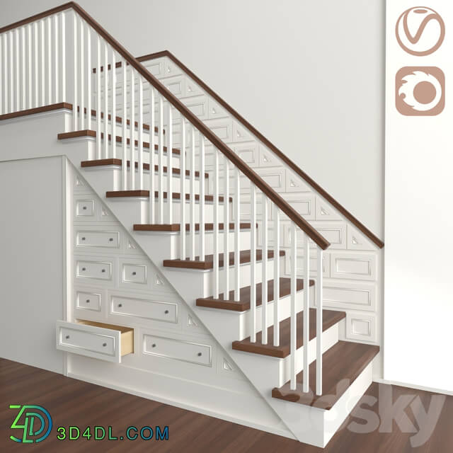 Staircase - classic staircase