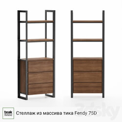 Rack - Solid wood teak rack Fendy 75D 