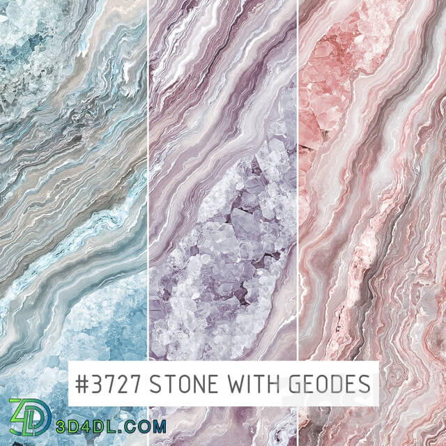 Wall covering - Creativille _ Wallpapers _ 3727 Stone with geodes