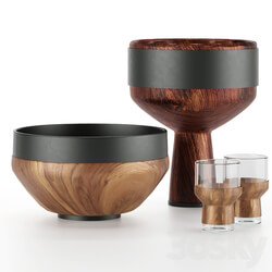 Tableware - modern wooden kitchenware 