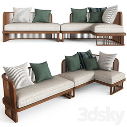 Sofa - L Shape Ethnic Sofa 