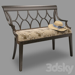 Other - Bassett-Furniture_WoodridgeBench_bankette with backrest_ DZ56587 