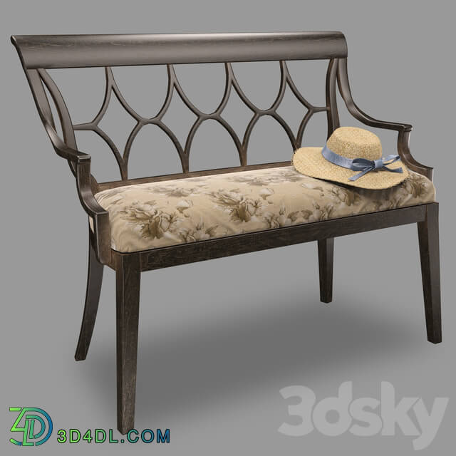 Other - Bassett-Furniture_WoodridgeBench_bankette with backrest_ DZ56587