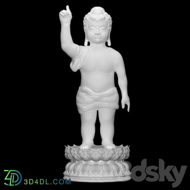 Sculpture - Baby buddha