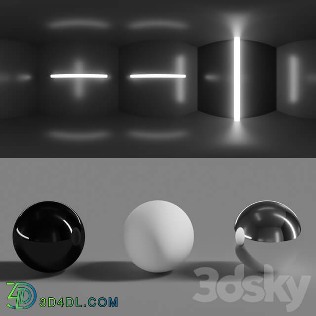 HDRI - light cube studio 28