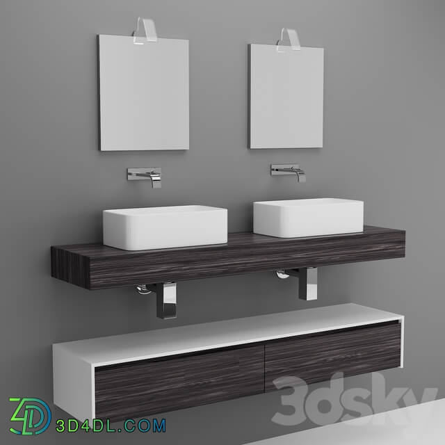 Bathroom furniture - Washbasin Change Comp 204 _ Gruppo Geromin