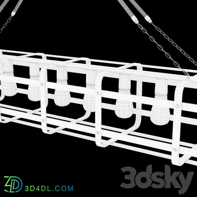 Chandelier - Ceiling Hanging Lamp High Poly