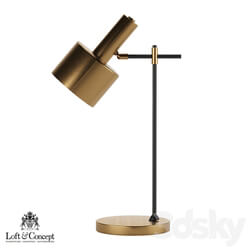Table lamp - Table lamp Margarita Brass Table Lamp _Loft concept_ 