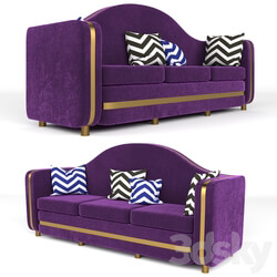 Sofa - Purple sofa 