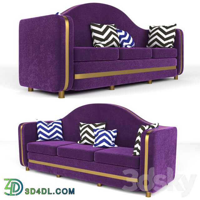 Sofa - Purple sofa