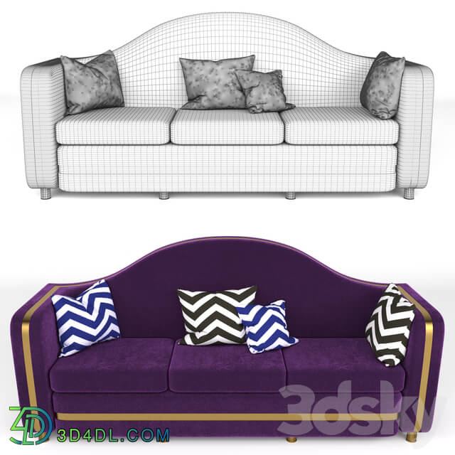 Sofa - Purple sofa