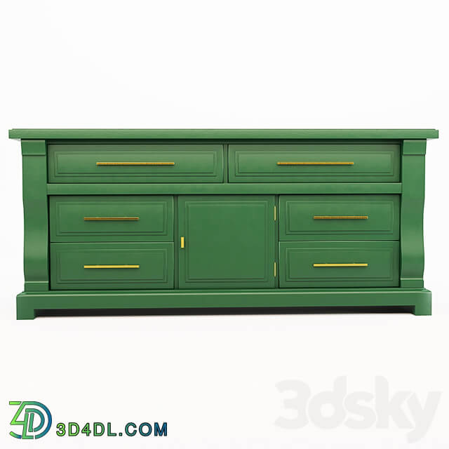 Wardrobe _ Display cabinets - Green chest
