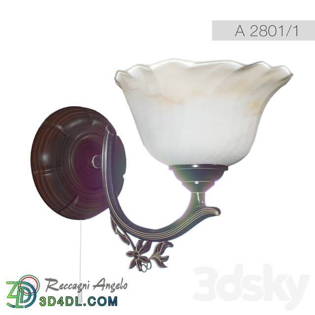 Wall light - Lamp_ Sconce Reccagni Angelo A 2801_1