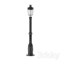 Street lighting - lantern black 