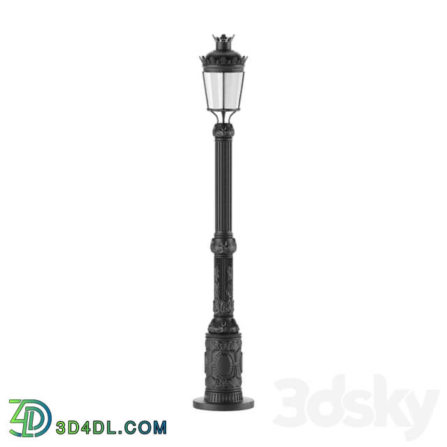 Street lighting - lantern black