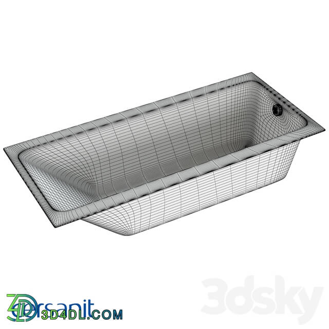 Bathtub - Rectangular bathtub CREA 180x80