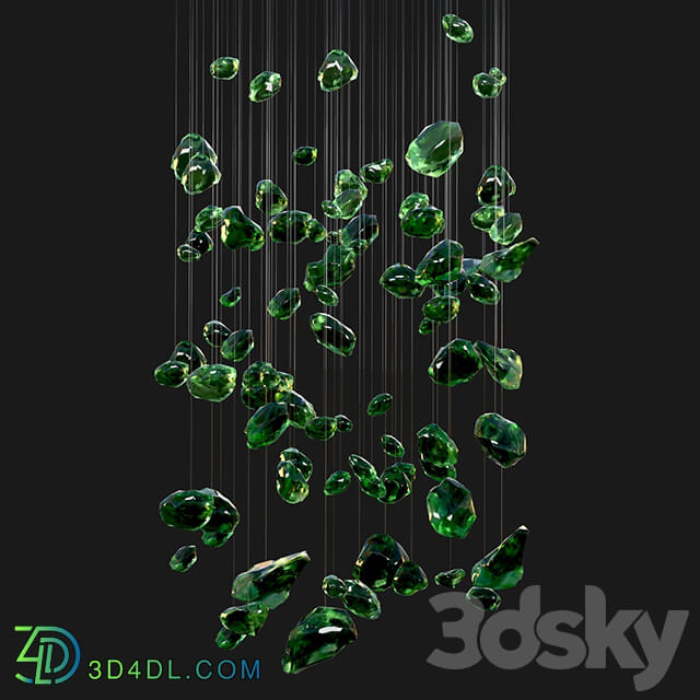 Chandelier - Gemstone chandelier