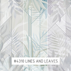 Wall covering - Creativille _ Wallpapers _ 4310 Lines and Leaves 