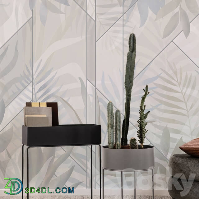 Wall covering - Creativille _ Wallpapers _ 4310 Lines and Leaves