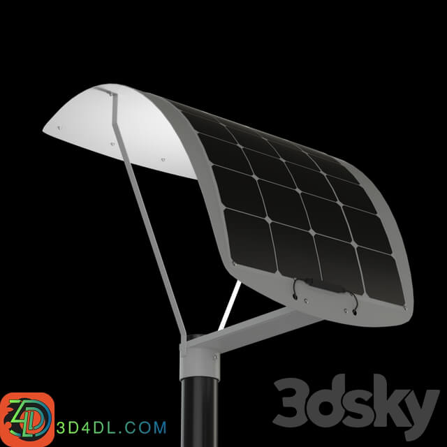 Street lighting - Solar-V solar powered street lamp