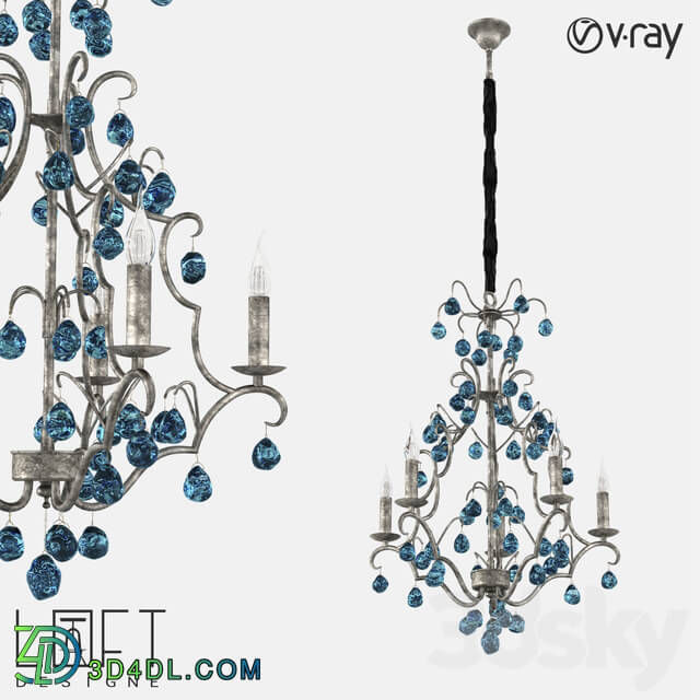 Chandelier - Pendant lamp LoftDesigne 1001 model