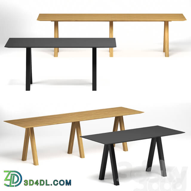 Table - Viccarbe trestle