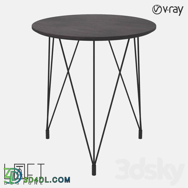 Table - Table LoftDesigne 70154 model