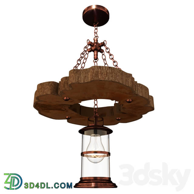 Chandelier - Loft style chandelier _Ends_