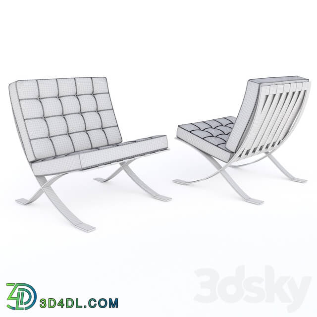 Arm chair - Barcelona chair