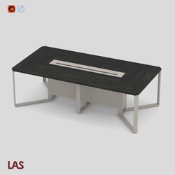 Office furniture - 3D-model of an office table LAS I MEET _146644_ 