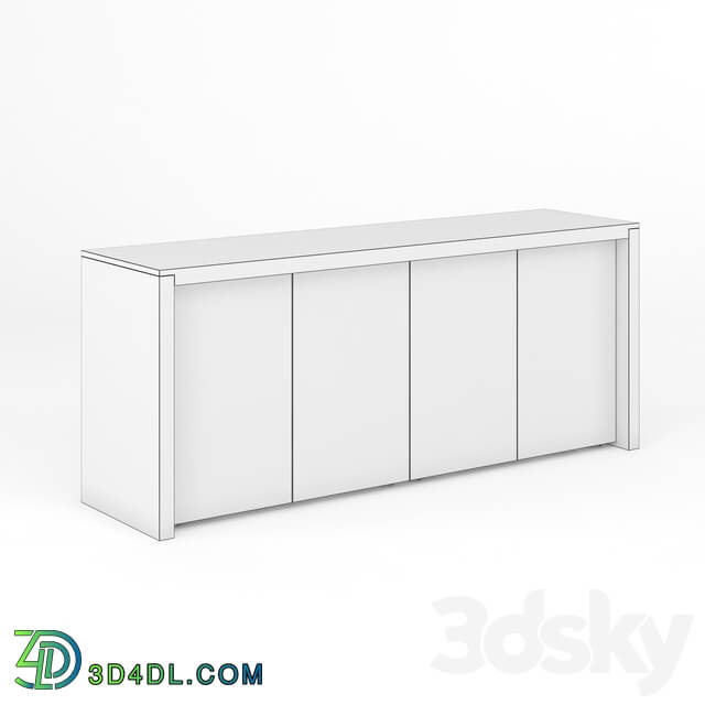 Sideboard _ Chest of drawer - Ohm Two low cabinets and decorative trim