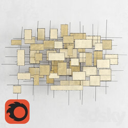 Other decorative objects - Arteriors Erica wall sculpture 