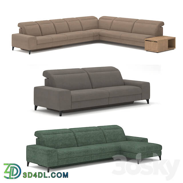 Sofa - Belgian sofa Dalmas