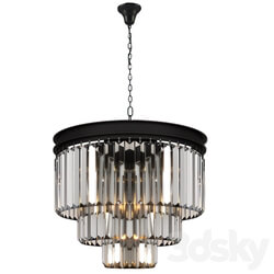 Chandelier - Newport light 31106S black _ gold 