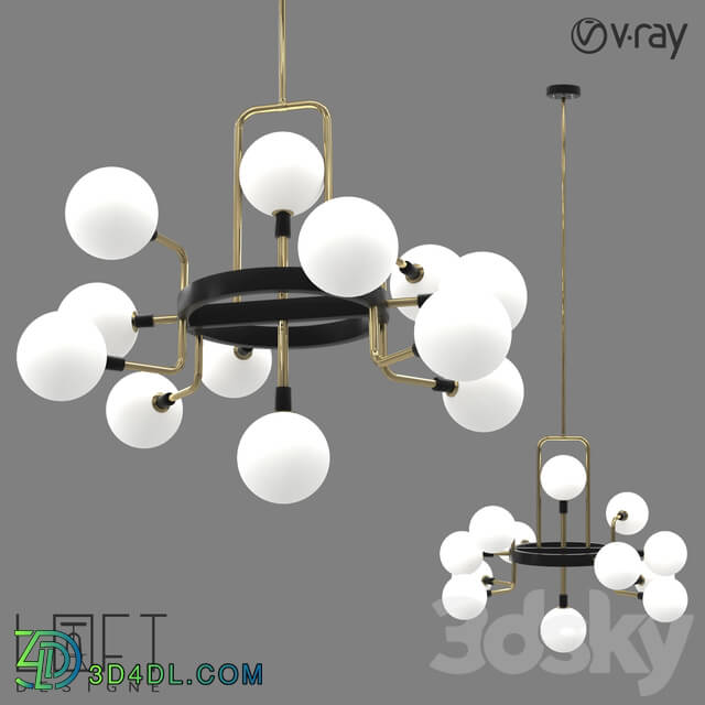 Chandelier - Pendant lamp LoftDesigne 7962 model