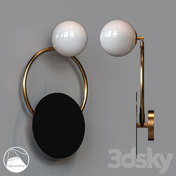 Wall light - B4001 Sconce SUN ON THE RING A 