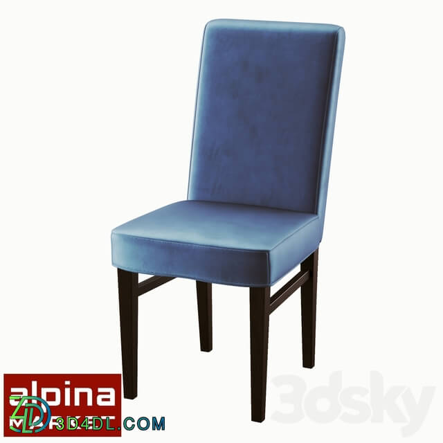 Chair - Chair soft Zanna dark nut ALP _ ST-112 _ Assol
