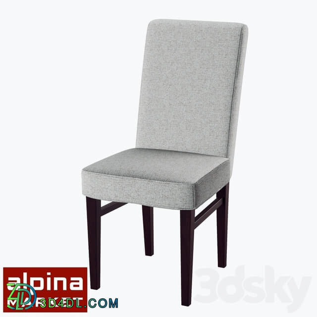 Chair - Soft chair Zanna dark walnut ALP _ ST-112 _ Keaton_06