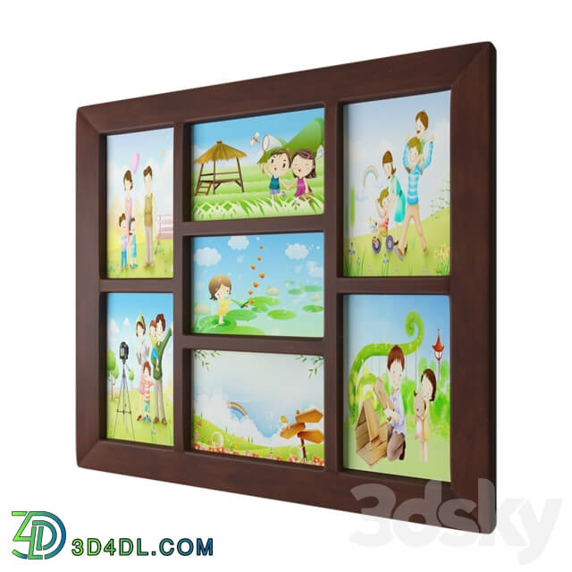 Frame - Opening Collage Hanging Picture Frame