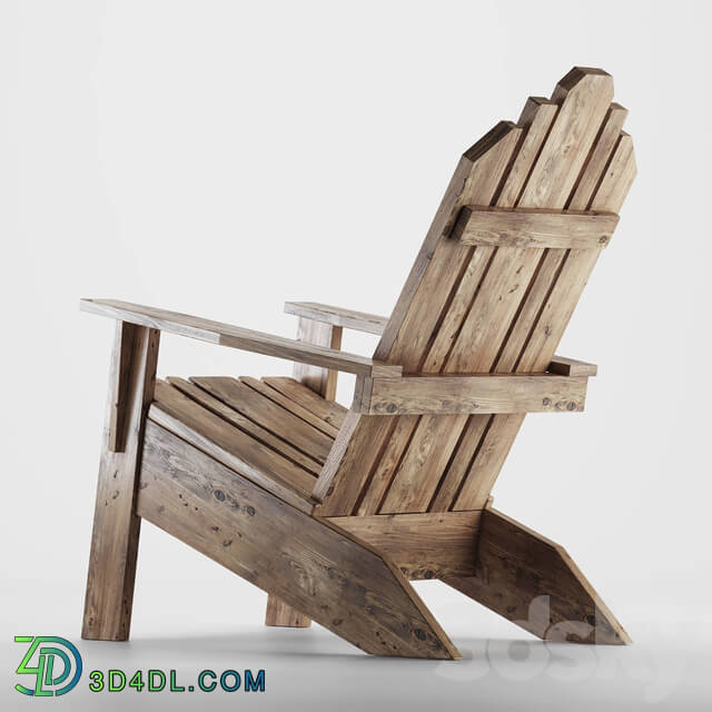 Arm chair - Adirondack Chair _ Garden armchair